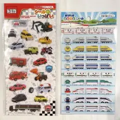 トミカ　新幹線　シールセット　2枚　※即発送