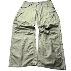 Ron Herman Vintage ミリタリーカーゴパンツ ダメージ加工 Lのサムネイル