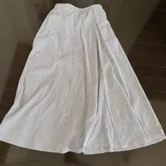 ストライプ柄　ロングスカートのサムネイル