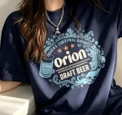 Orion オリオンビール Tシャツ ネイビー XXLサイズ