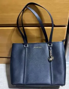 MICHAEL CORS 黒革 トートバッグ