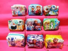 ディズニーアナと雪の女王２　CUBEポーチ 小物入れ スクエアポーチ９種セット