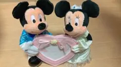 ディズニー☆ウェディング☆ぬいぐるみフォトフレーム☆写真立て・未使用