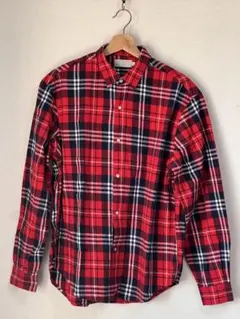 Connoisseur レッドチェックネルシャツ 綿100%