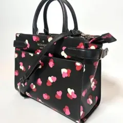 美品 希少 ケイトスペード ハート 総柄 2way ショルダーバック 限定品