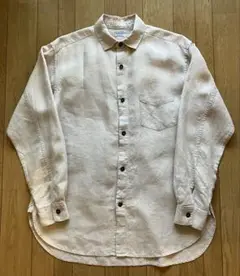 WORKERS ワーカーズ リネン長袖シャツ14生成りフレンチvintage