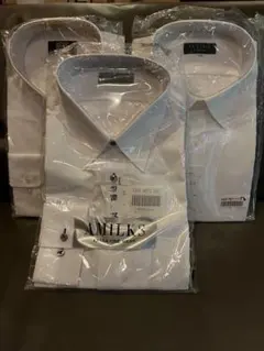 ホワイト長袖シャツ　3点セット