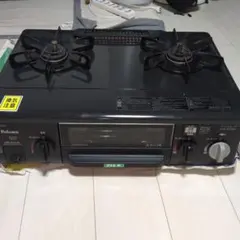 美品　パロマ　IC-330SB-R　ガステーブル　都市ガス用　ガスホース付