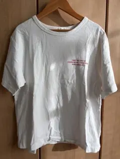 【3枚セット】ロゴプリント 半袖Tシャツ ホワイト 各サイズ M,F,L