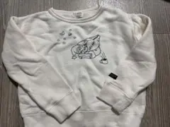 中古　F.O.KIDS スウェット　トレーナー　裏毛　110cm アイボリー