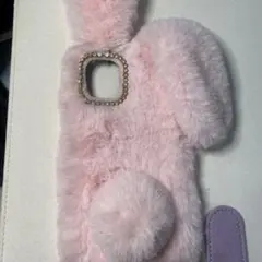 iPhone11ケースウサギ耳ファーiPhoneケース