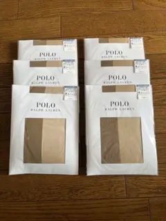 ポロラルフローレン パンティストッキング M-L６足 ベージュ