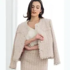 AMBIENT ノーカラージャケット