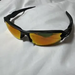Oakley スポーツサングラス オレンジレンズ