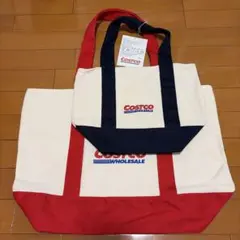 【新品未使用】Costco トートバッグ レッド/ネイビー セットのサムネイル