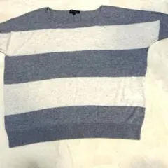 セオリー ストライプデザイン ニット 長袖