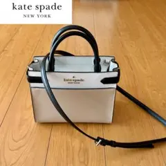 【美品】 kate spade ミディアム サッチェル ショルダー バッグ