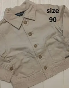 ブルゾン　ジャケット ベージュ 90cm アウター　ミリタリー　男の子　女の子