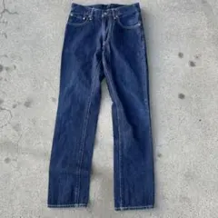UNIQLO JEAN ダークブルー ストレートデニム　18SS