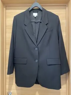 H&M ブラック テーラードジャケット 160/88A オーバーサイズ