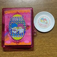 レア サンリオ リトルツインスターズ キキララ 皿 フィギュア 日記帳