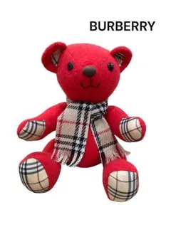 BURBERRY レッドテディベア　ぬいぐるみ