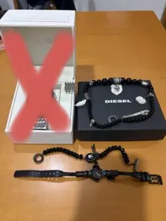 DIESEL ベルト ネックレス 財布 まとめ売り - メルカリ