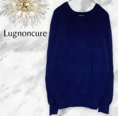 【Lugnoncure】ルノンキュール♡ウール ラグラン セーター ネイビー M