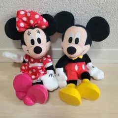 NTT 電報 ミッキーマウス＆ミニーマウス ぬいぐるみ