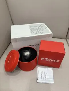 値下げ！【新品未使用品】G-SHOCK MOTHER 赤 デジタル腕時計 RPG『MOTHER』とG-SHOCKのコラボレーション第2弾は、マザー