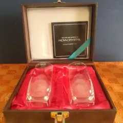 ホヤクリスタル　ペアグラス　箱入り