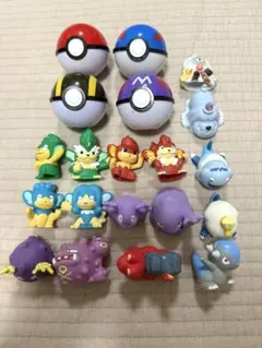 ポケモン　フィギュア　18体セット　モンスターボール　ロケット団