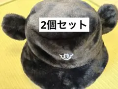 ディズニーリゾート ミッキー耳付き　バケハ　帽子　カチューシャ 黒