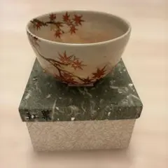 京焼 抹茶碗 紅葉 金彩 陶器 茶道具 - メルカリ