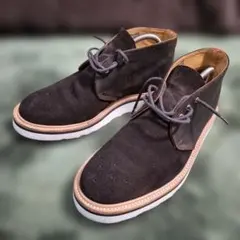 トリッカーズ　Tricker's ダークブラウン スエード シューズ 28cm位