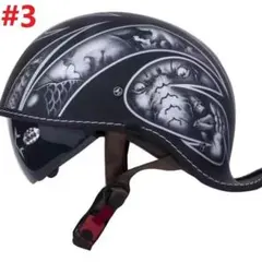新品内蔵レンズ ハーレー 半キャップ ダックテール ハーフヘルメット