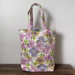 花柄トートバッグ