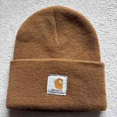 Carhartt ブラウン ニット帽 ワンサイズ