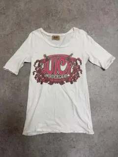 JUICY COUTURE ロゴプリントトップス ホワイト　Y2Kのサムネイル