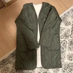 Riche Glamour リバーシブルライナーコート　カーキ　ボア