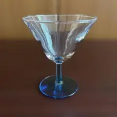透明・青のカクテルグラス（箱なし）
