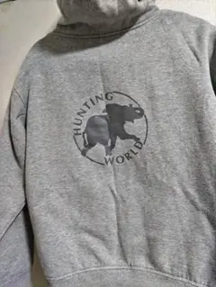 HUNTING WORLD グレー パーカー