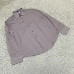 Paul Smith ポールスミス　長袖ストライプシャツ　綿素材　赤　L