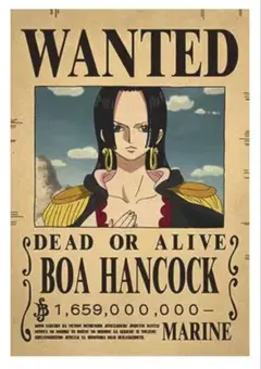 ボア・ハンコック ワンピース 手配書 ポスター ONEPIECE w4 - メルカリ