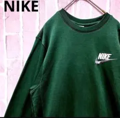 ナイキ トレーナー スウェット 長袖 シンプルロゴ 刺繍ロゴ S スウッシュ