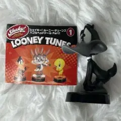 ルーニーティーンズバブルヘッドドール ダフィーダック モノクロ