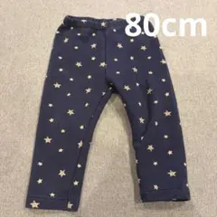 UNIQLO 星柄パンツ サイズ80 ネイビー