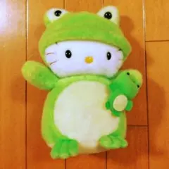 当時物 ハローキティ着ぐるみかえる ぬいぐるみ 特大 2004 - メルカリ