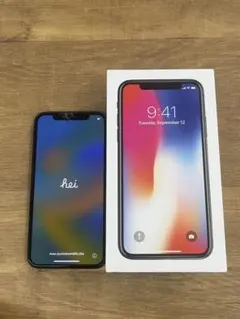 iPhone X 256GB 本体 バッテリー72% 残量低い為 ジャンク扱い - メルカリ