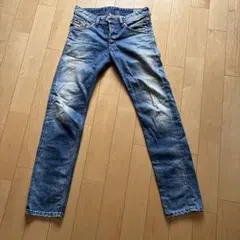 DIESEL BELTHER 28/32 ダメージデニム